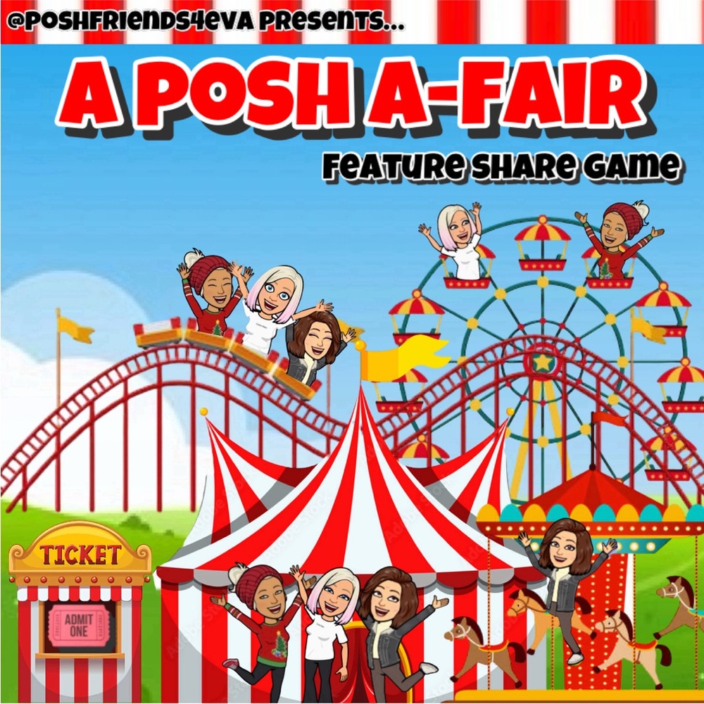 🎪Fair Game at @poshfriends4eva .Monday , Wednesday and Fridays only. 🎪